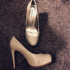 Guess Nude High Heel Shoes Size 7